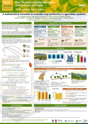 A mathematical simulator to evaluate the crop production in agrivoltaic systems_FOODS2026_Capella.pdf